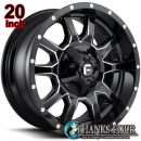 FUEL OFFROAD VANDAL D627 / フューエルオフロード バンダル グロスブラックミルド 20x9J 8Hx165.1 +20 HUMMER H2 / ハマー 【20インチアルミホイール1本価格】