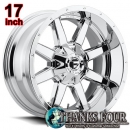 FUEL OFFROAD MAVERICK D536 / フューエルオフロード マーベリック CHROME / クローム 17x9J 6Hx135/139.7 +20 TOYOTA HILUX SURF / トヨタ ハイラックス サーフ 215系/185系 【17インチアルミホイール1本価格】