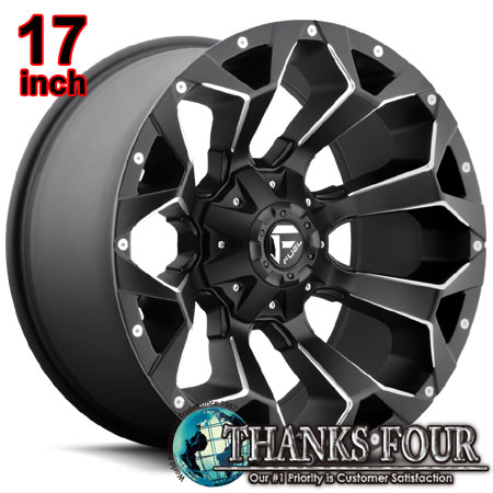 サンクスフォー Fuel Offroad Assault D546 フューエルオフロード アサルト ブラックミルドマシーン 17x8 5j 6hx135 139 7 14 Toyota Hilux Surf トヨタ ハイラックス サーフ 215系 185系 17インチ アルミホイール1本価格