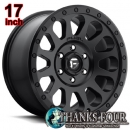 FUEL OFFROAD VECTOR D579 / フューエルオフロード ヴェクター MATTE BLACK / マットブラック 17x8.5J 5Hx127 -06 Jeep JK WRANGLER / ジープ JKラングラー 【17インチアルミホイール1本価格】