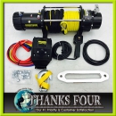 【国内在庫・即納】 NOVA WINCH(ノバ ウインチ) 11800lbs 24V 無線リモコン付き ナイロンロープ P/# NV-P1180024N 【サンクスフォー】