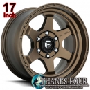 FUEL OFFROAD SHOK D666 フューエルオフロード ショック BRONZE / ブロンズ 17x9J 5Hx127 +01 Jeep JL WRANGLER / ジープ JLラングラー 【17インチアルミホイール1本価格】